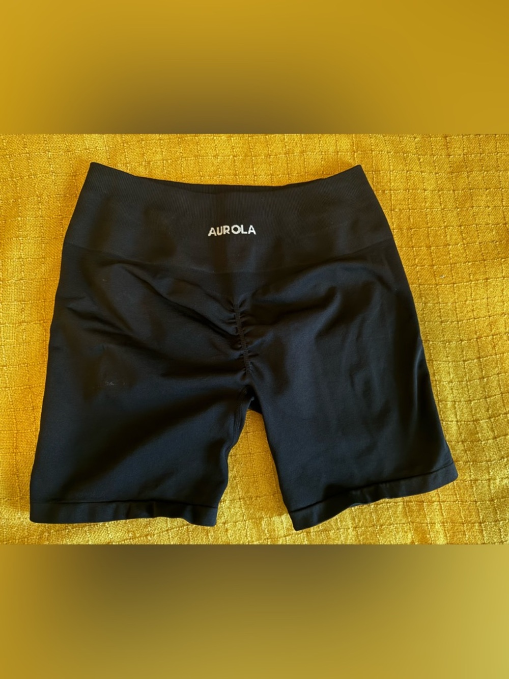 Aurora (AURORA) Black Seamless Bike Shorts